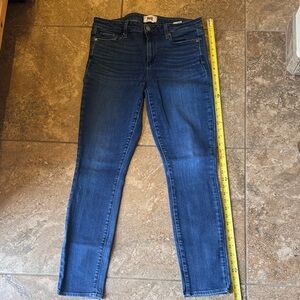 PAIGE Women's Deep Blue Jeans
